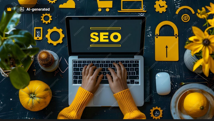 Digital marketing trends showing AI automation SEO growth and social media strategy analytics dashboard